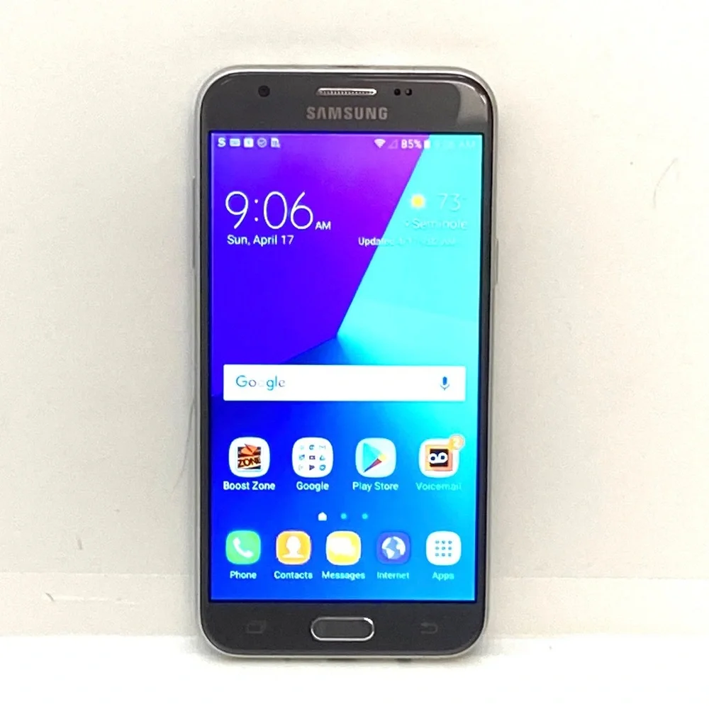 Samsung Galaxy J3 Emerge Silver 16GB Smart Phone (Boost Mobile)